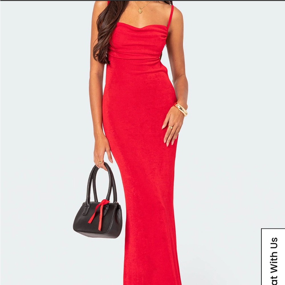 NWT Edikted Clea Open Back Maxi Dress